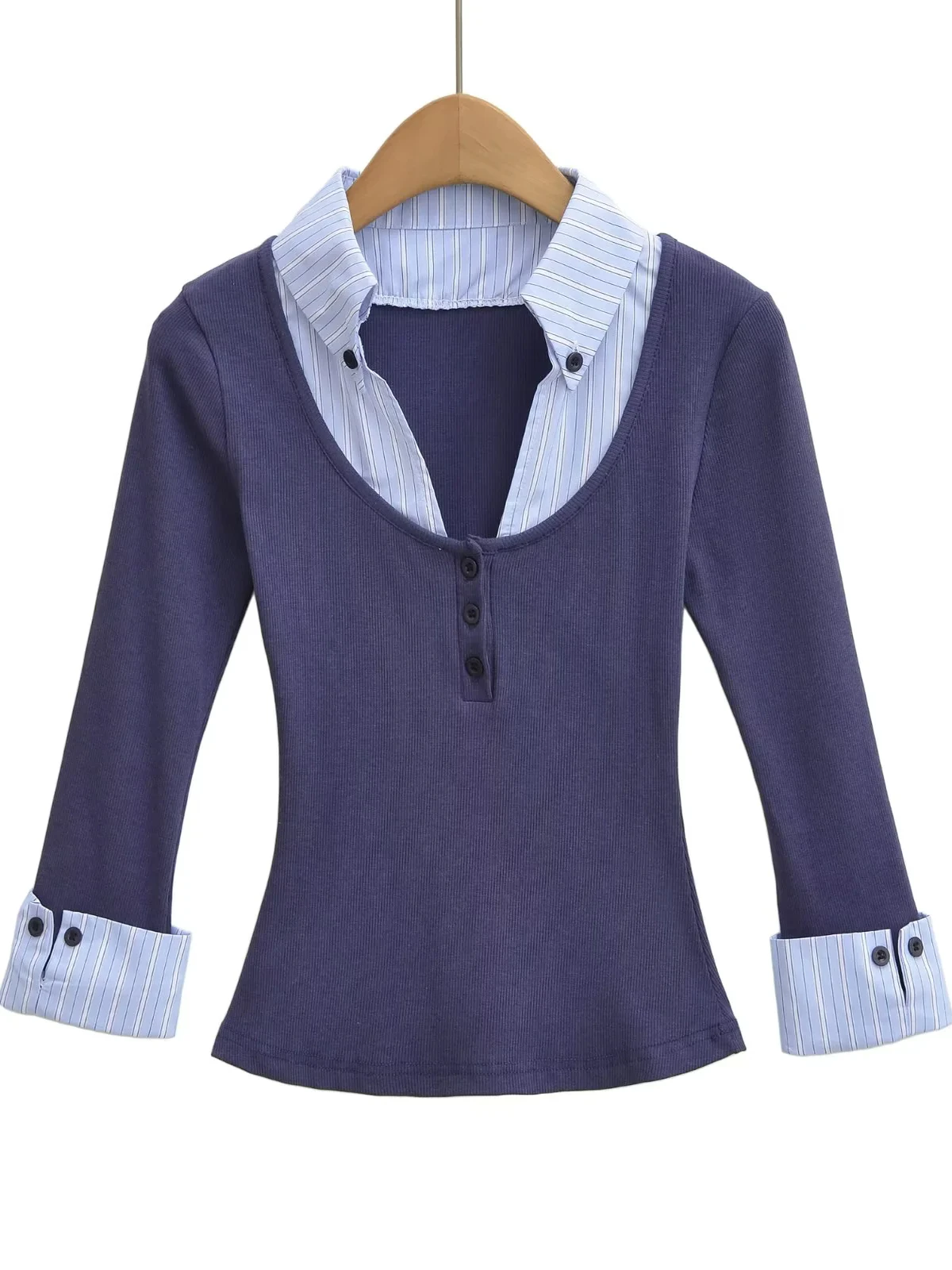 レトロ アメリカン カラー ブロ ストライプ パッチワーク セブン Sve レディース スリミング irt ヴィンテージ Sle レギュラー Sve レングス スリム フィット