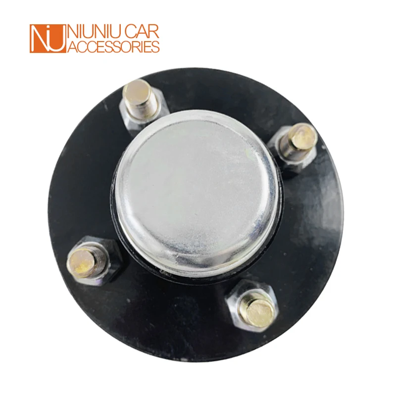 4-101.6 CAP 2000LBS Unbrake Trailer Half Axle Shaft Hubs Price For Pair RV Parts Camper Accessories Caravan Components
