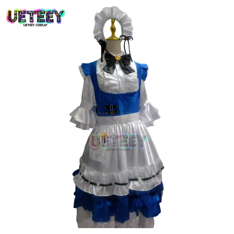 

UETEEY Final Fantasy FFXIV Элегантный костюм горничной для косплея на заказ, комплект костюмов на Хэллоуин, индивидуальный размер