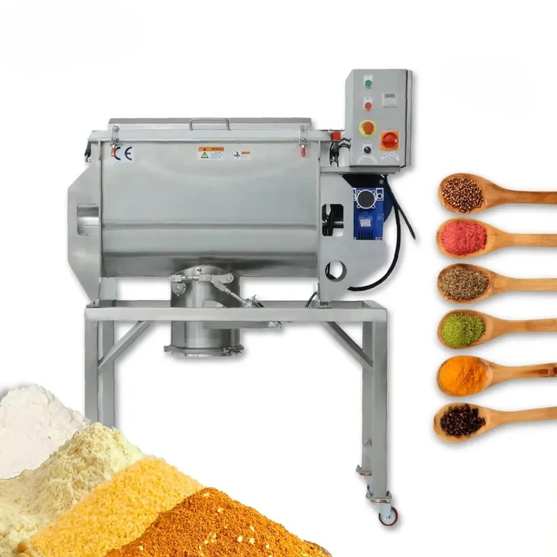 Stainless Steel 500L Ribbon Mixer Grain Spices Flour Coffee Powder Mixer Industrial Ribbon Blenders Powder Mixing Machine