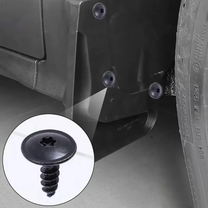 100/10 قطعة مقاطع غطاء المحرك مسامير Undertray سبلاش الحرس عجلة قوس توركس السحابة كليب لأودي VW اكسسوارات السيارات 5x16 مللي متر