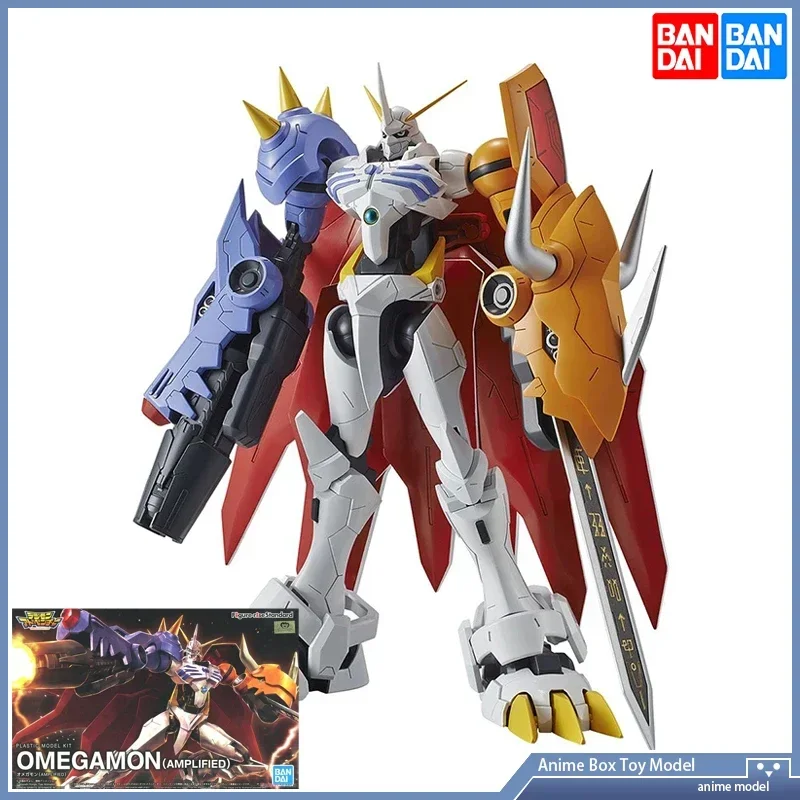 Gundam BANDAI DIGIMON ADVENTURE Digital Monster OMEGAMON 20cm Toy Figures Model Kit Toy Assembly Action Mech Original Product