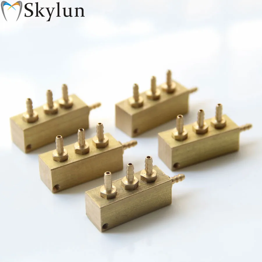 

Dental four accept valve 4 way valve 4 connectors tee metal valve dental product dental equipment SL1221