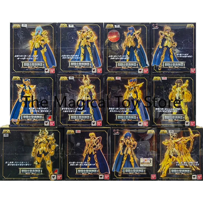 Оригинальная модель игрушки Bandai Saint Cloth Myth EX Gold Saints: Рыбы, Водолей, Лев, Телец, подарок на день рождения