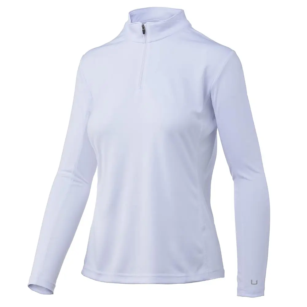 

Женская кофта с молнией на 1/4 и длинными рукавами Icon | Рыболовная рубашка с защитой от солнца