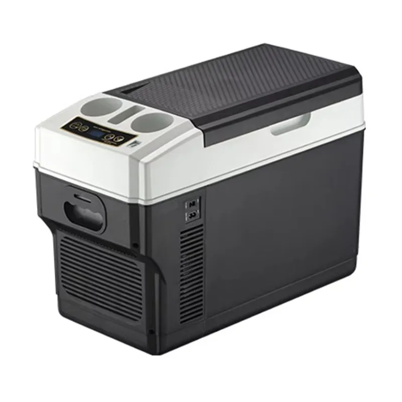 مع منفذ شحن USB 26L ثلاجة غير كهربائية ثلاجة سيارة محمولة 12 فولت/24 فولت ثلاجة فريزر