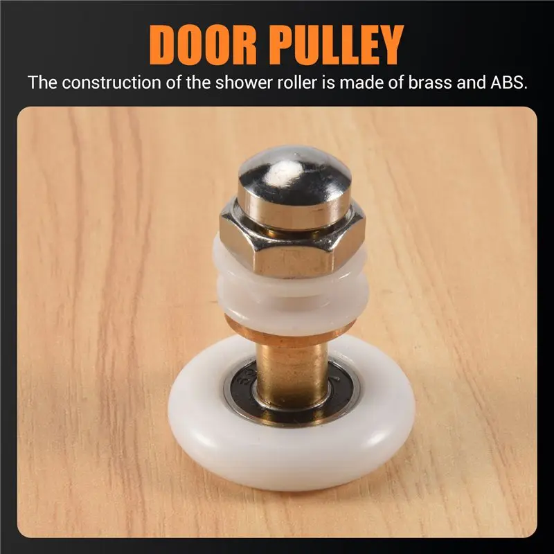 AC88-Shower Sliding Door Roller Runner Wheel 27Mm Wheel Diameter