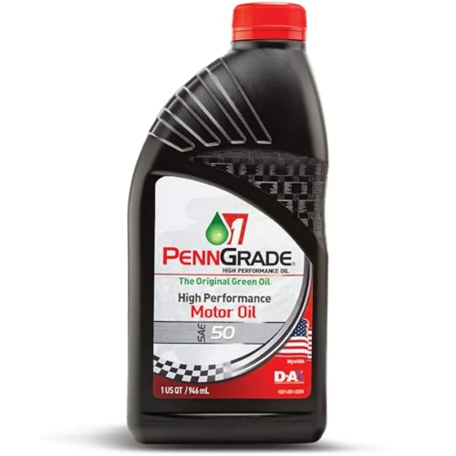 

PENN GRADE 1 Monograde High Performance Oil SAE 50 1 Quart 12 Pack Red