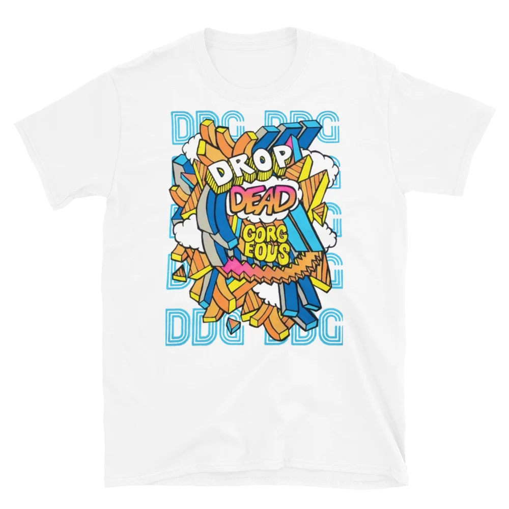 DROP DEAD, GORGEOUS Shapes & Clouds Scene Era Emo Band T-Shirt