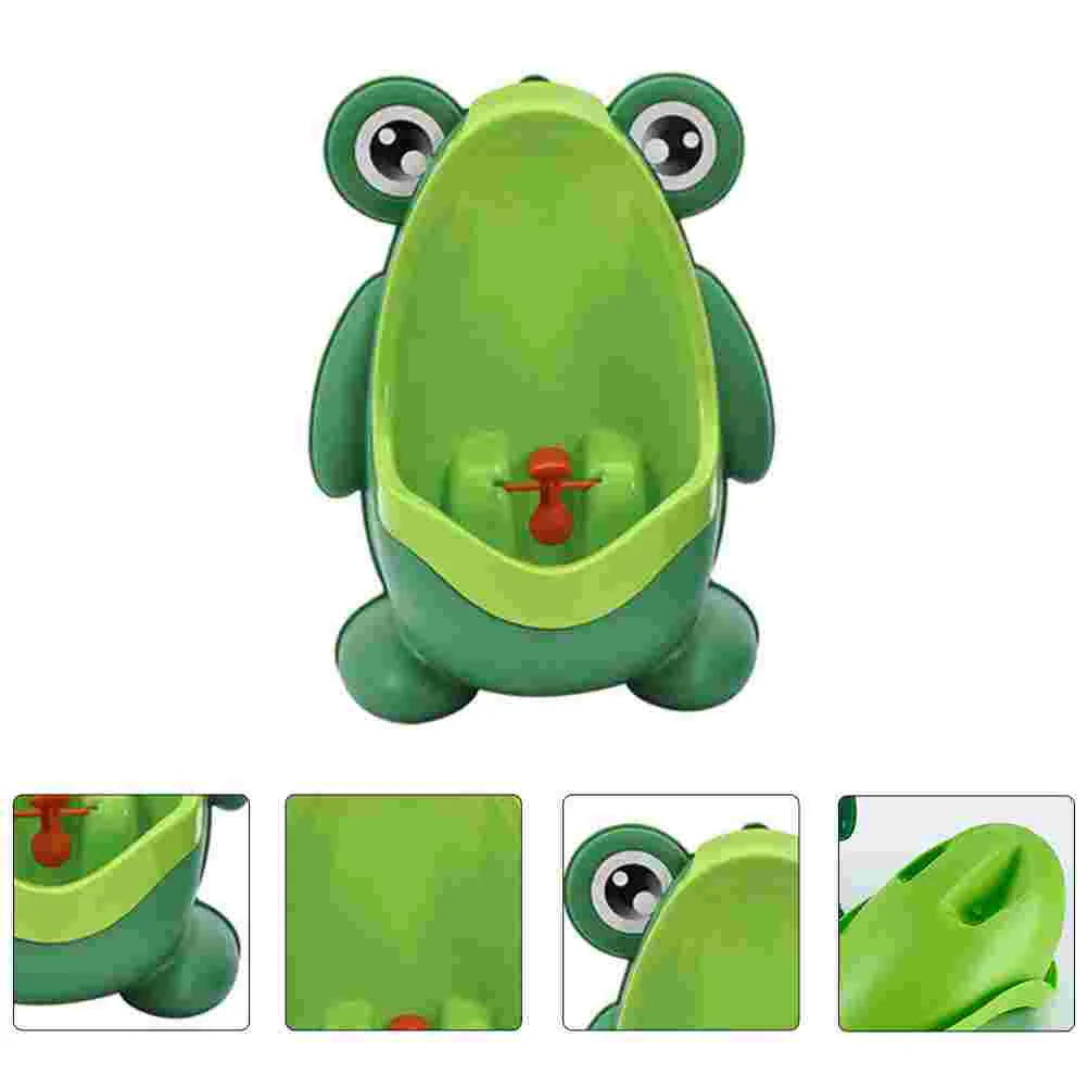 

Animal Toddler Potty Urinal Boy Trainer Pee Training Tool Frog Wall Mounted Groove Baby Standing Green Cartoon Child