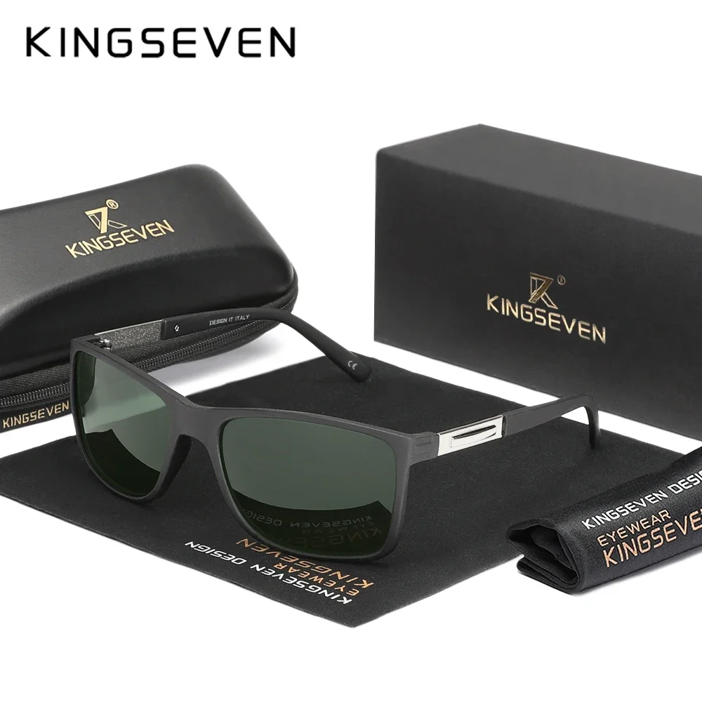 

Модные мужские солнцезащитные очки KINGSEVEN с защитой от УФ-излучения UV400, женские очки для рыбалки на открытом воздухе, Oculos de sol