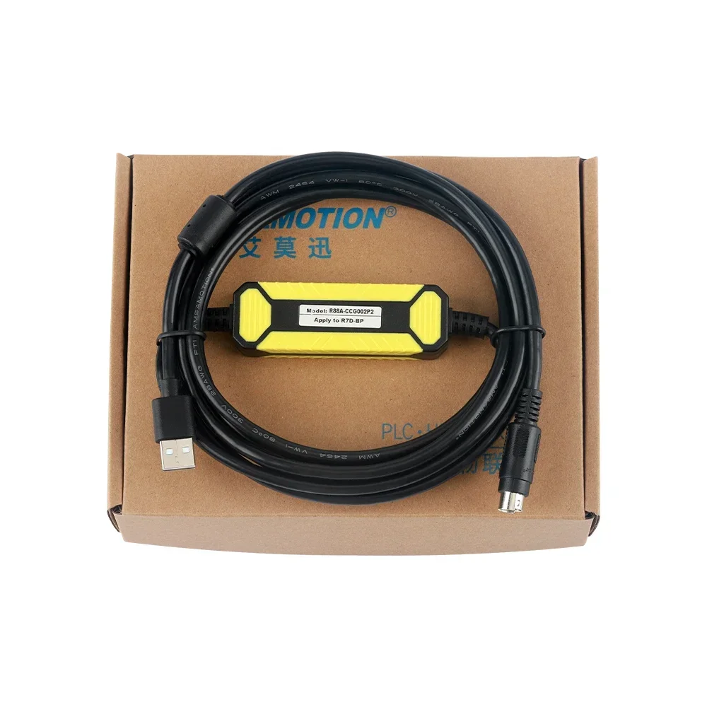 USB-R88A-CCG002P2 Подходит для сервопривода OMRON R88D R7D-BP Кабель для отладки и загрузки данных