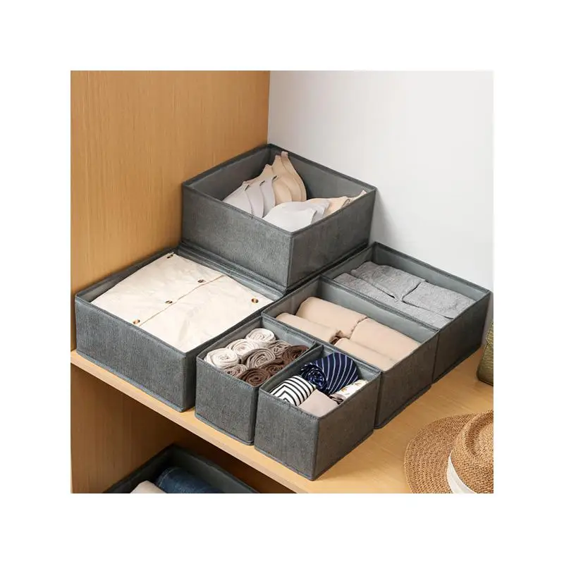 

Складная корзина для хранения нижнего белья 8-в-1 — органайзер для одежды, компактный и портативный для использования в помещении и на открытом воздухе