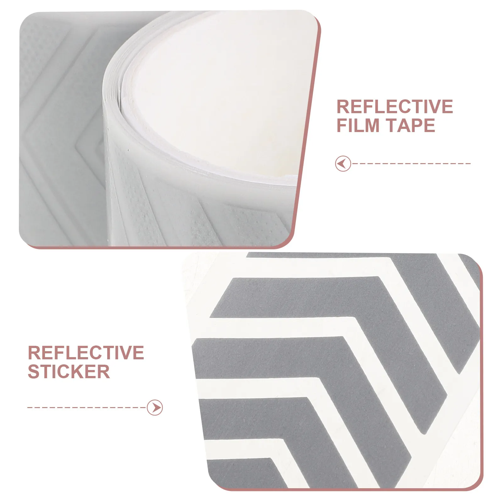 3Rolls Iron Reflective Tape For Clothing Decoration Commute High Visibility Heat Transfer Vinyl Yard Each