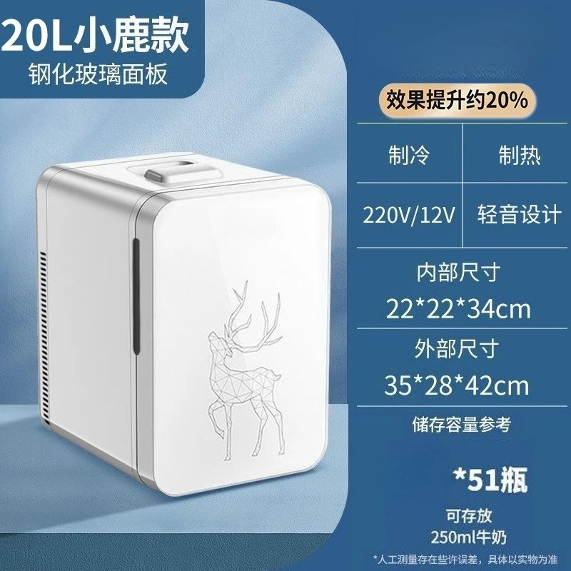 10L Mini Portable Refrigerator Cooler Warmer Car Home Dual Use Cooling Box