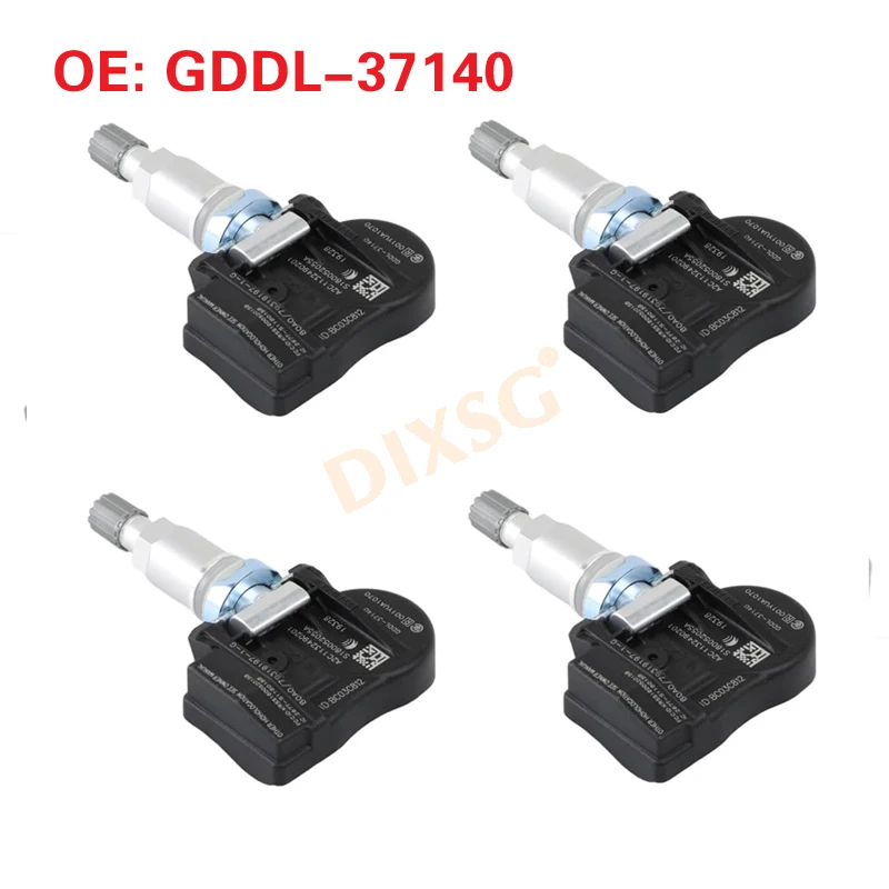 New GDDL-37140 Tire Pressure Monitor Sensor 4pcs For 2019 MAZDA 6 CX-3 CX-5 Autopart GDDL-37-140 BHA4-37-140A TPMS 315MHz
