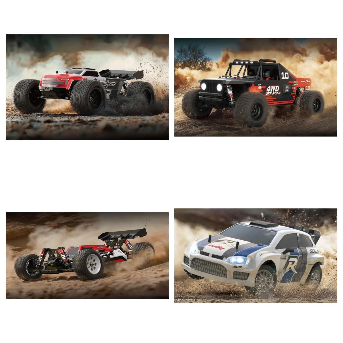 

Toys 1/10 RC Car Radio Control Electric Racing Cars Off Road Crawler Model Hobbywing ESC Brushless Vehicle Hobby for Boys Gift