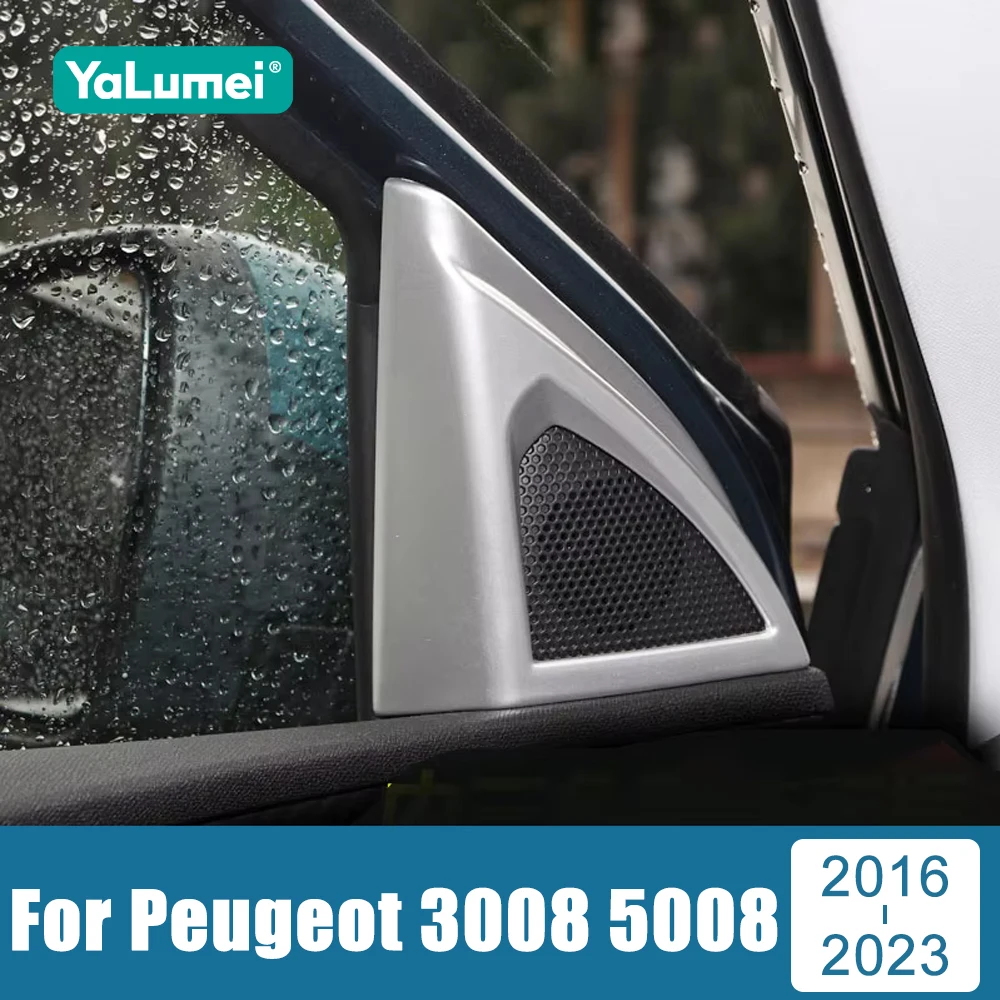 

Car Accessories For Peugeot 3008 5008 GT 2016 2017 2018 2019 2020 2021 2022 2023 Front Door Window Inner Triangle A Colum Covers