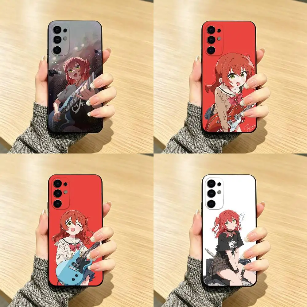 Bocchi the Rock Ikuyo Kita  Phone Case Black Silicone Soft For Samsung S25,S24,S21,S22,S23,S30,Ultra,S20,Plus,Fe,Lite