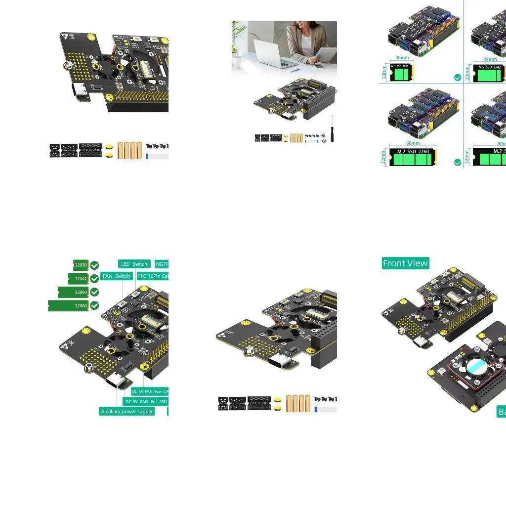 652F Eficiente M.2 NVME SSDs para PCIE Conexão refrigeração eficaz e LED cor automática por 5