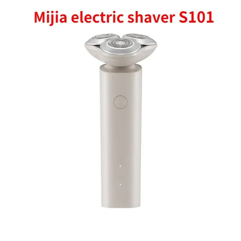 Xiaomi mijia Elektrorasierer S101 Tragbarer flexibler Rasierer mit 3 Köpfen Trocken- und Nassrasur Waschbarer Bartschneider Stativ Intelligent