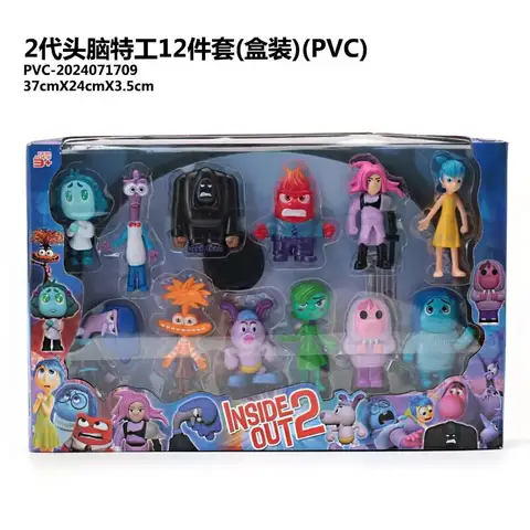 12 st Brain Agent-docka handgjord INUTI Jiaojiao Lele Äcklig docka Modell Anime Bildekoration Ornament 8 best sales lele leksak - №1