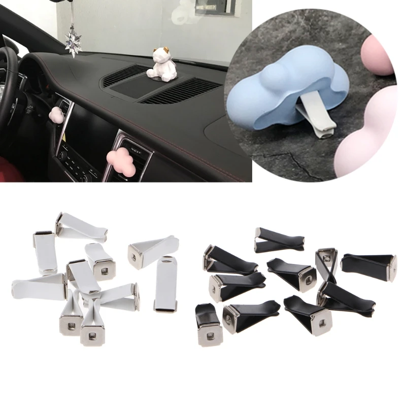 652F Car Air Freshener Vent Clip Bottle Automotive Air Conditioner Outlet Clips Vent Clamp Auto Ornament 10x