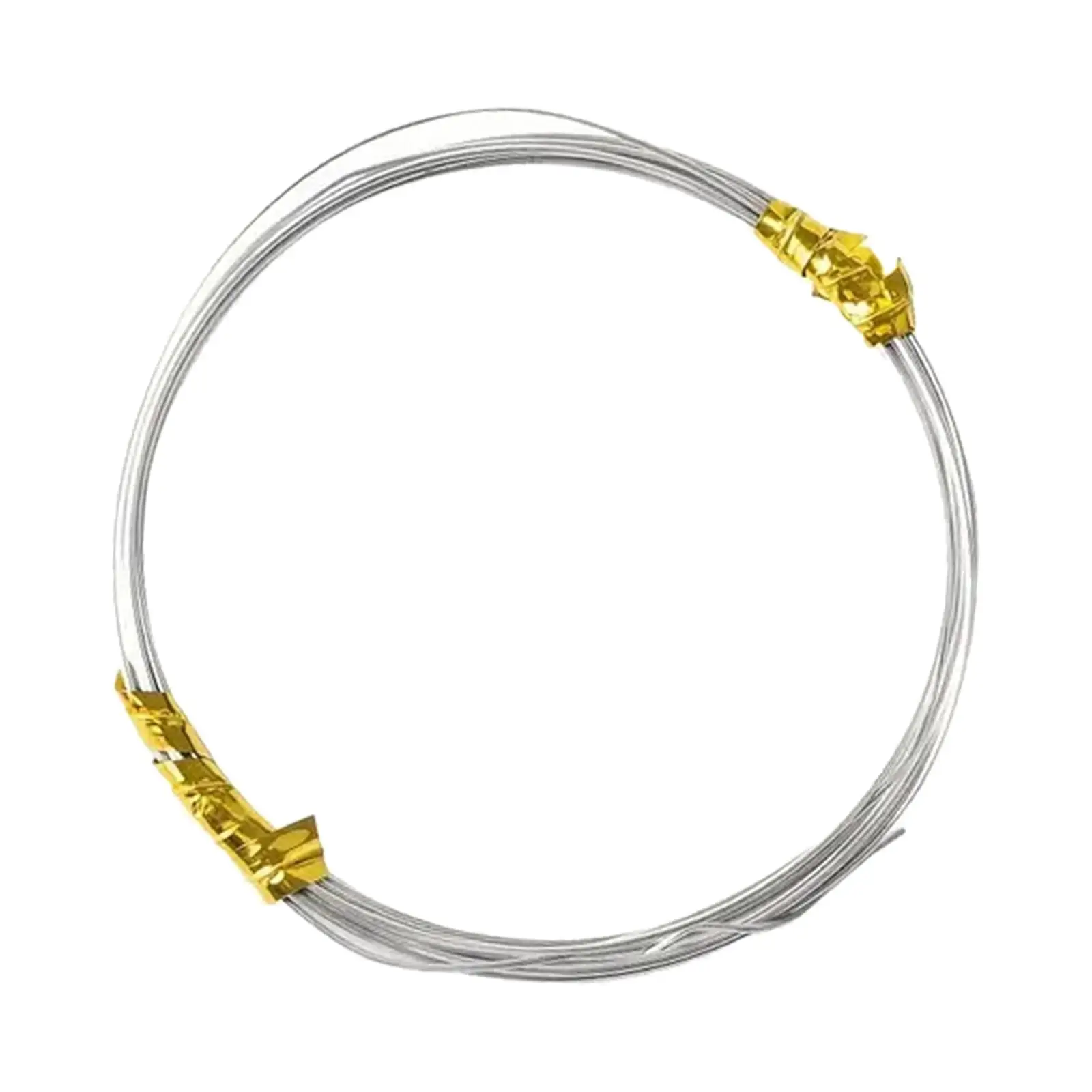 

925 Sterling Silver Wire Memory Wire Jewelry Beading Wire for Craft Bracelet 0.5mm