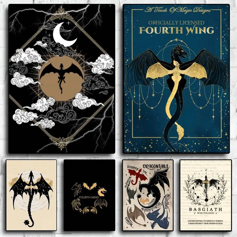 Hot F-Fourth Wing High-Definition Poster Sticker, Sprucing Up Home and Room Walls, Available in Diverse Styles.