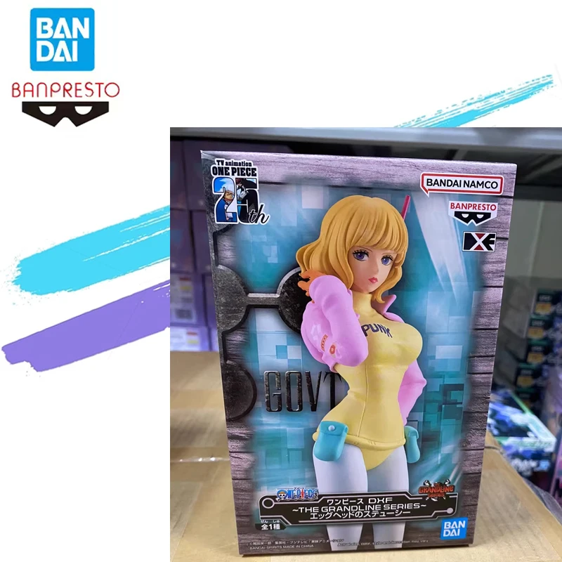 Instock Bandai Banpresto Original ONE PIECE THE GRANDLINE SÉRIE STUSSY Anime Figuras de ação Modelo decoração Ornamentos 16CM