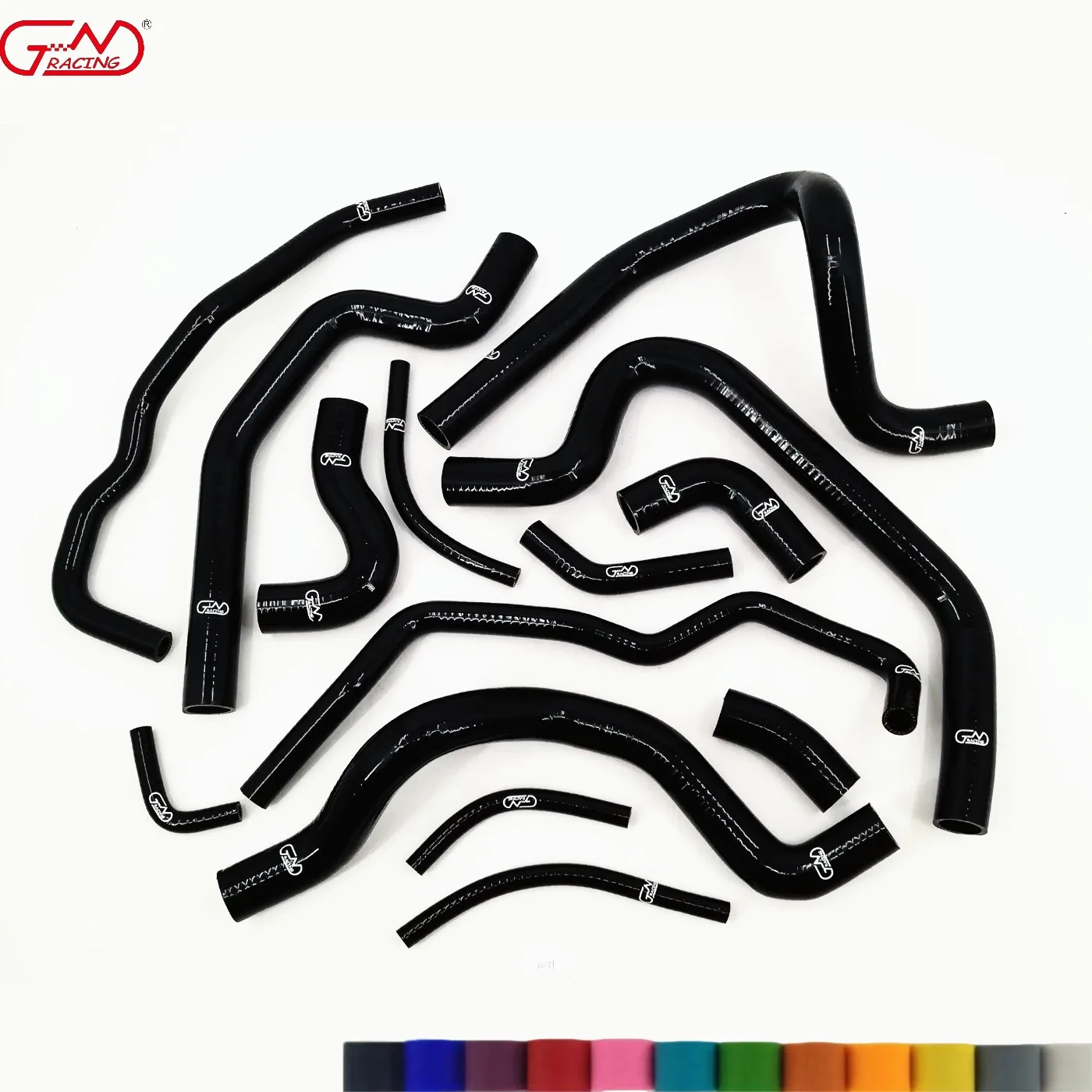 Fit 1984-1989 Toyota MR2 MK1 AW11 1.6L 4A-GE Silicone Radiator Heater Hoses 13 PCS Kit