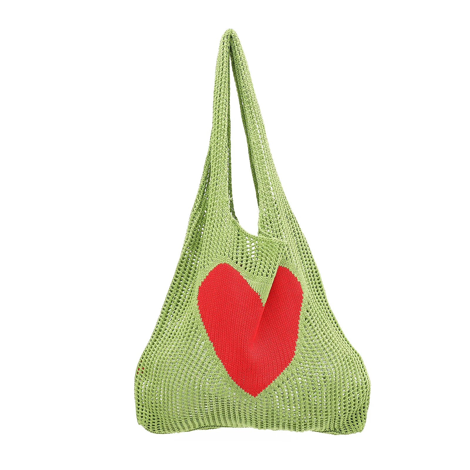 

Mesh Storage High Capacity Knitted Grocery Shopping Bags Large Tote Foldable Reusable Fruit Vegetable Large Capacity Grocery Bag