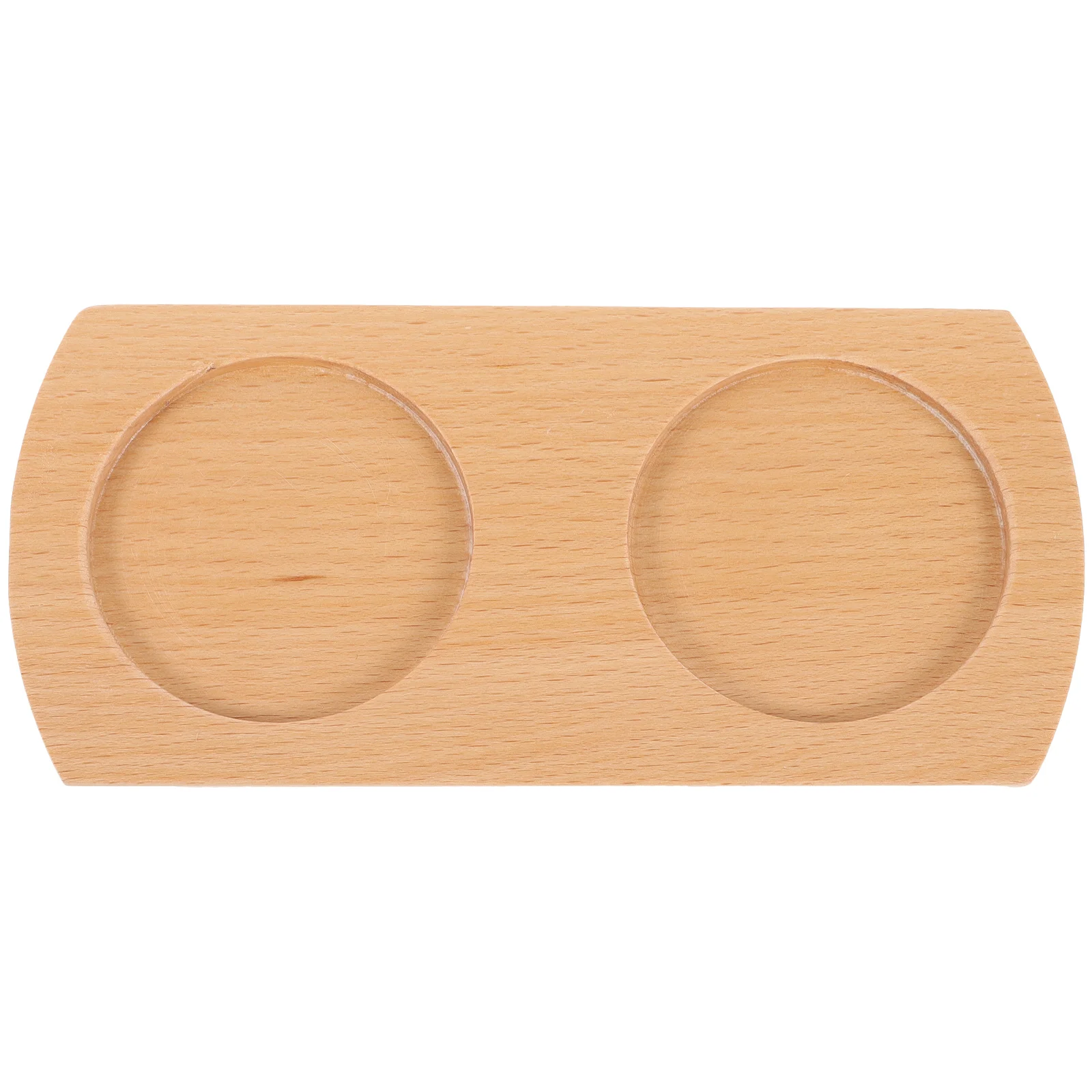 

Wooden Salt and Pepper Holder Tray Rest for Trading Dining Table Kitchen Decoration Home Accessories Salt Holder