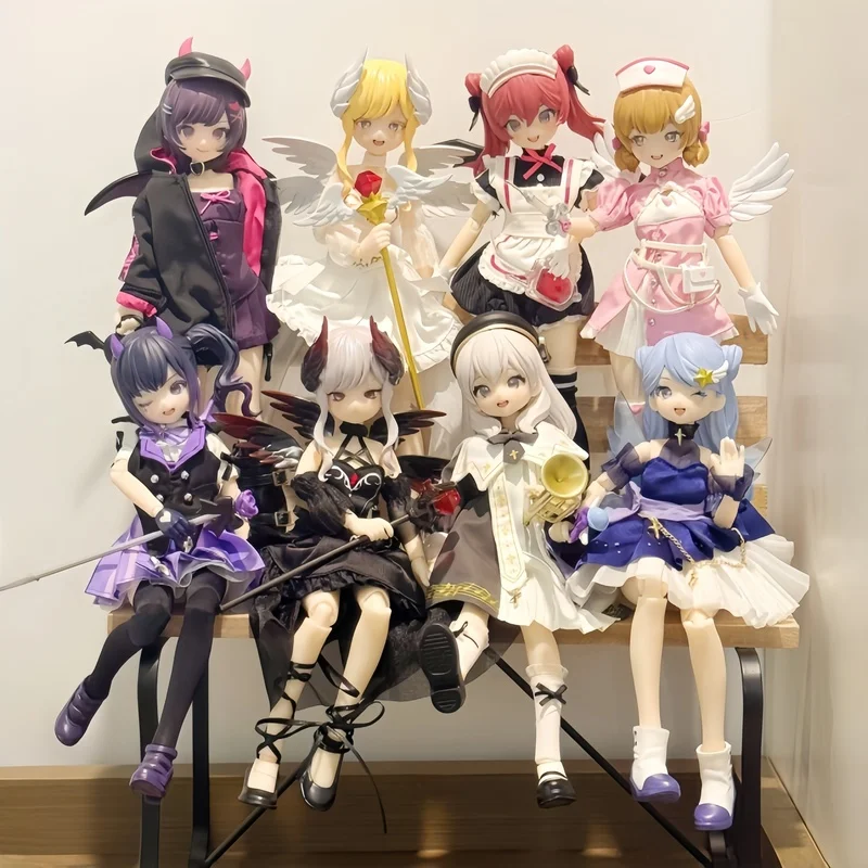 

Original In-Stock Light Nightmare Twins Special 1/6 Scale MJD Blind Box Action Figure PVC Desktop Trendy Ornament Model Toy Gift