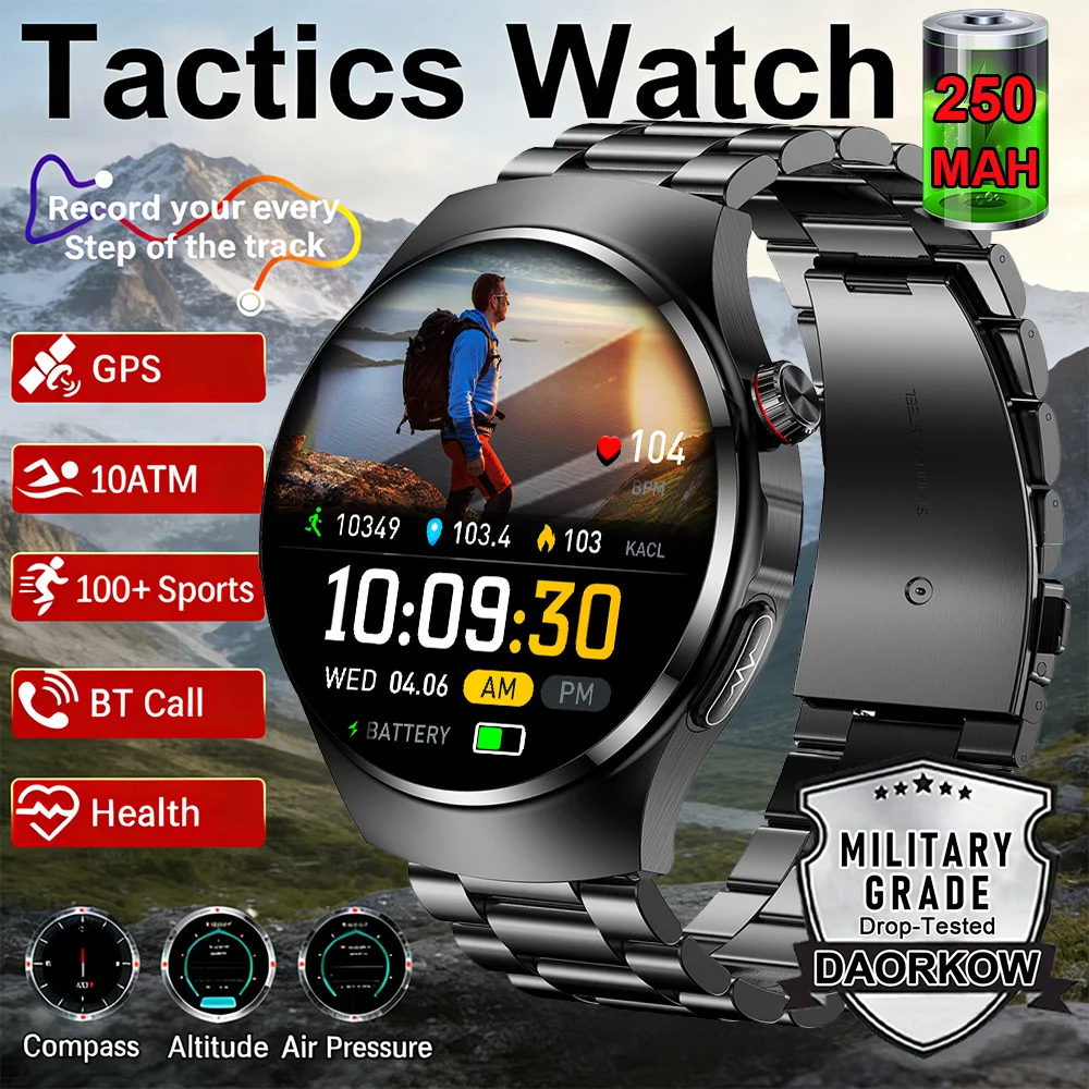 

T-Rex 3 Ultra Professional GPS Sports Smart Watch Man Built-in Dual-band GNSS Compass Military Outdoor Smartwatch Men 2026 New