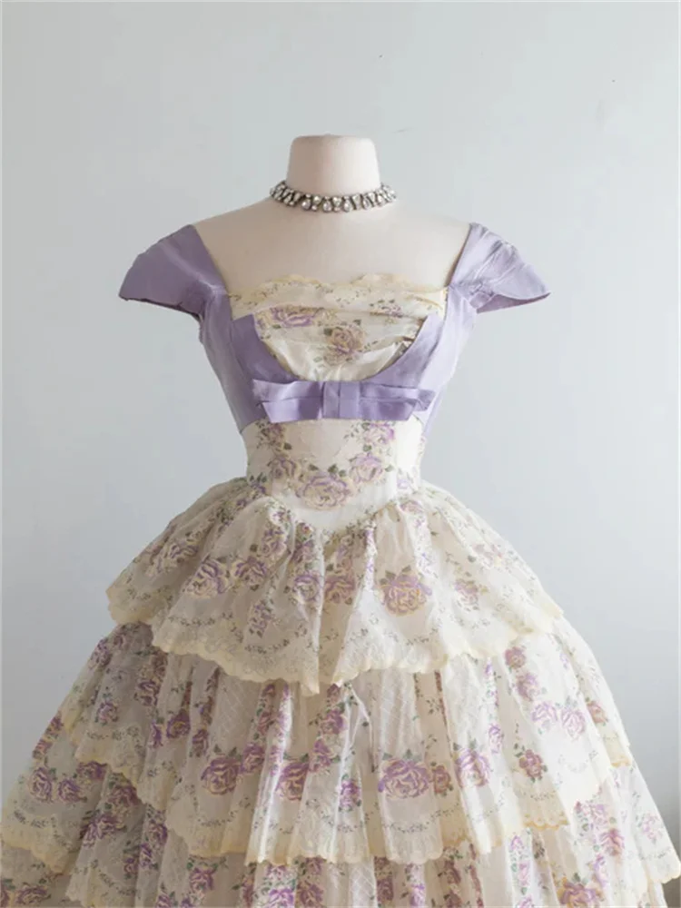 1950s Civil War Southern Belle  Lace Princess Dress Historical Victorian Tea Party Theatre Reenactment Ball Gown