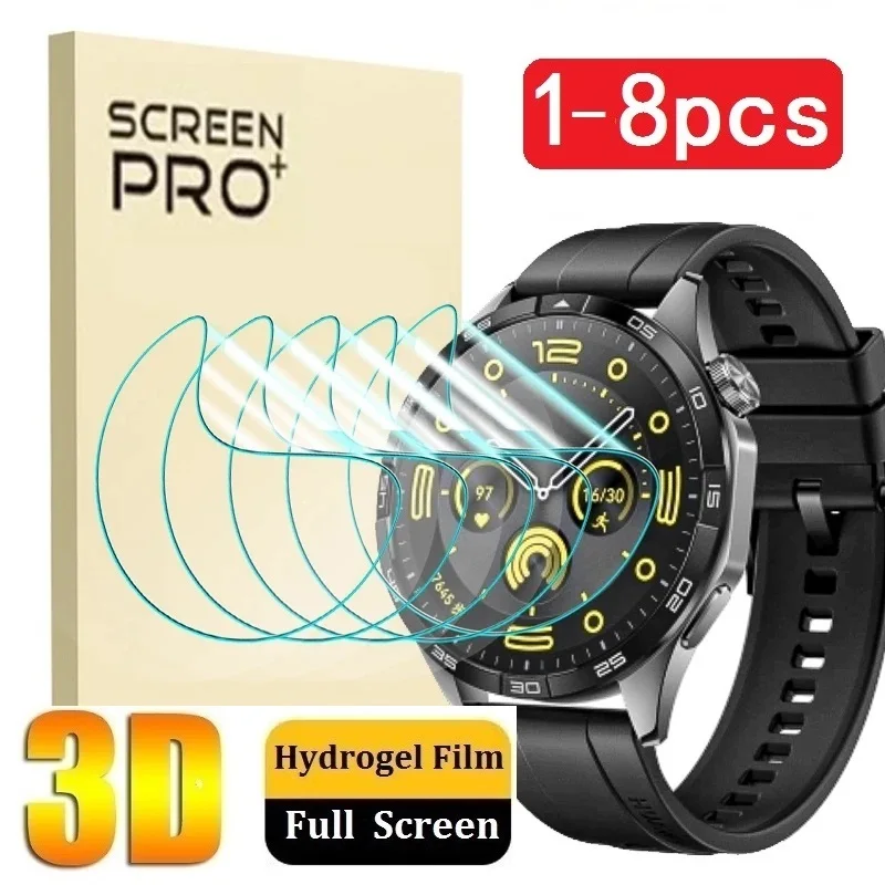 

Hydrogel Protective Film Compatible for Huawei Watch GT 4 46MM 41MM GT 3 Pro 2 46MM 42MM GT4 GT3 GT2 Watch Screen Protector