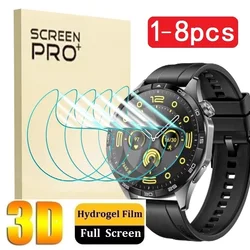 화웨이 시계 GT 4 46MM 41MM GT 3 Pro 2 46MM 42MM GT4 GT3 GT2 시계 화면 보호기와 호환되는 하이드로 겔 보호 필름