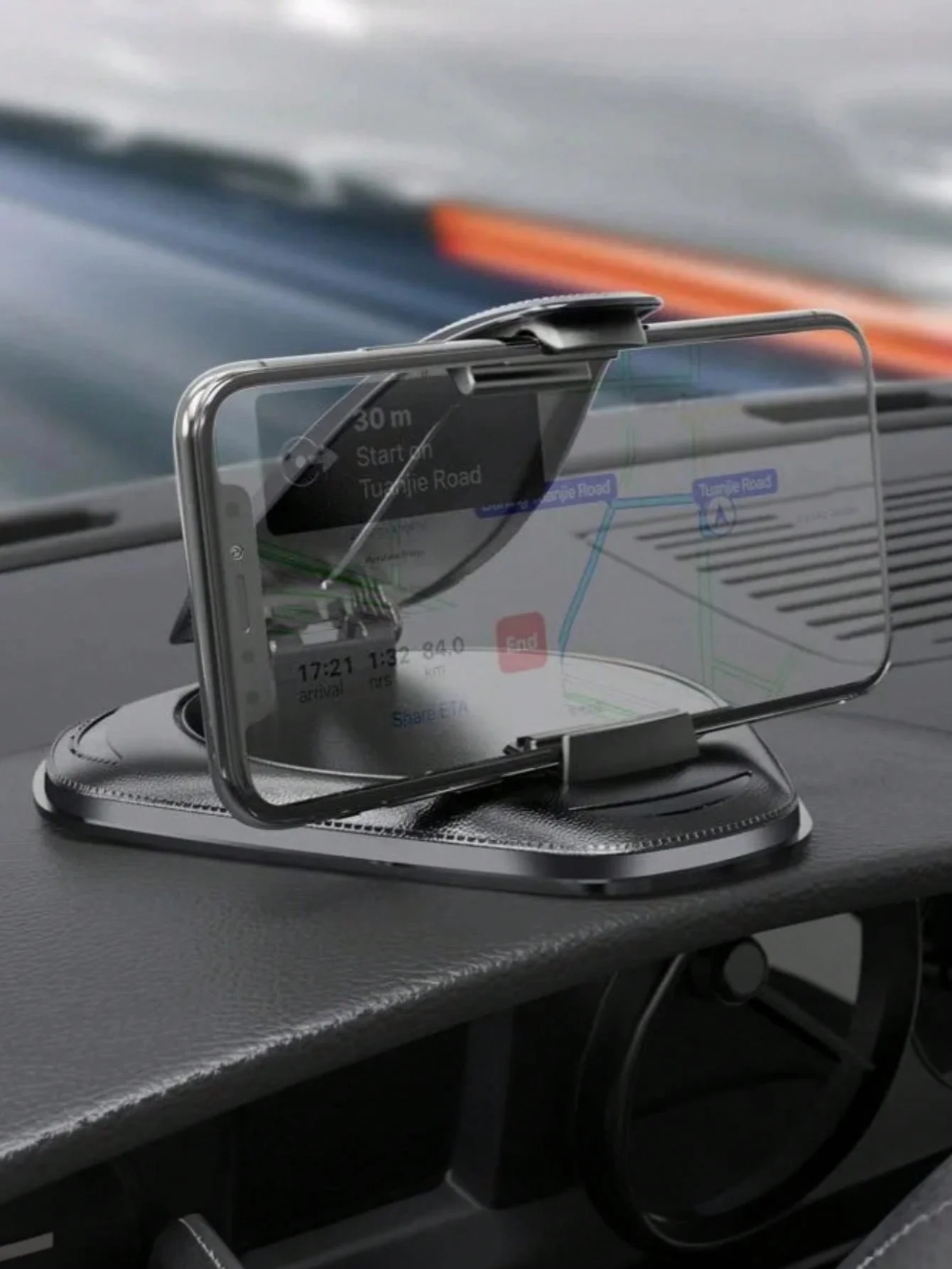 

1 шт. автомобильный держатель для телефона на приборной панели — сверхпрочная присоска, 360 градусов ° Вращающийся шаровой шарнир, выпуск одним касанием и конструкция с автоматической рукояткой — Shoc