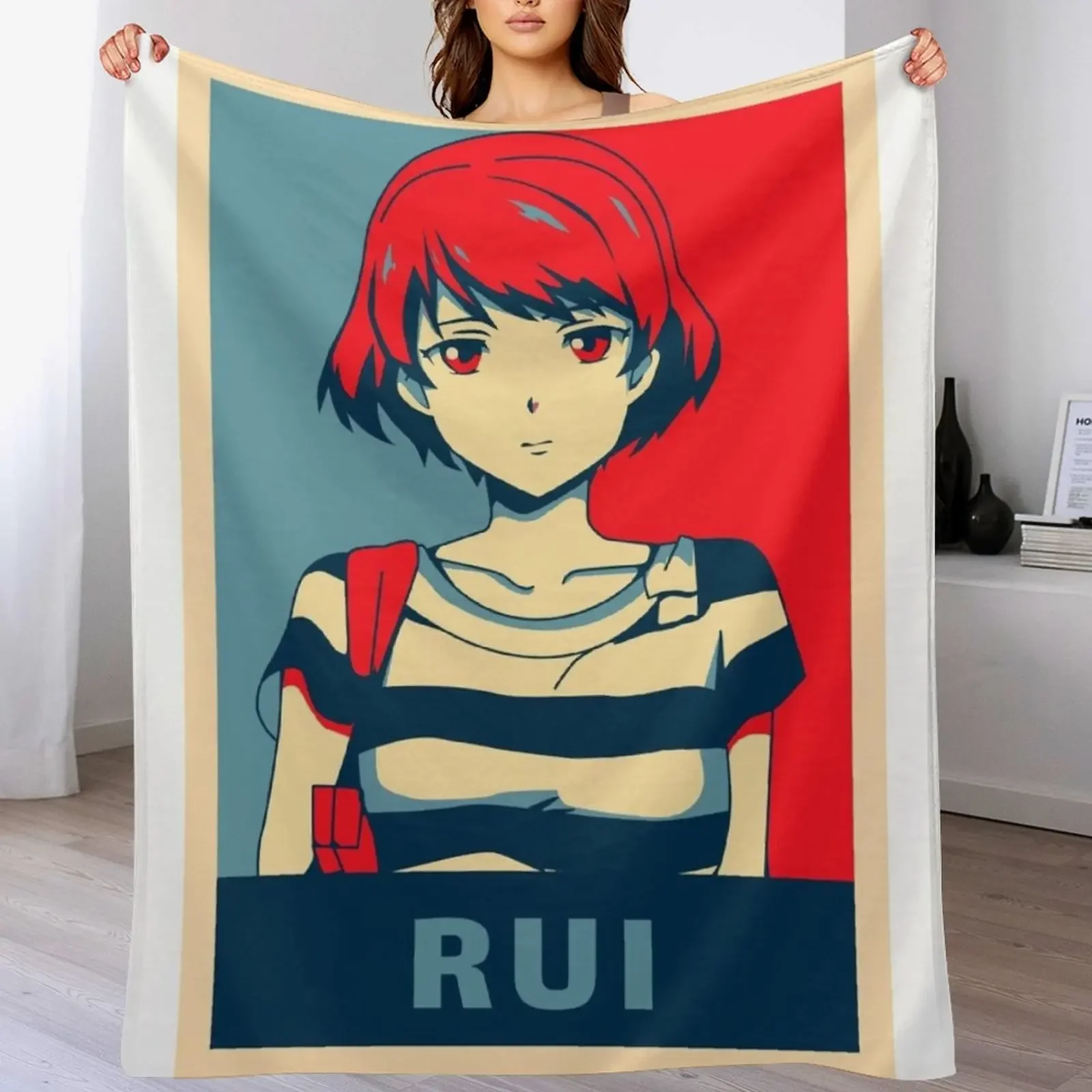 Domestic Girlfriend - Rui Anime Poster Throw Blanket Soft Plush Blanket as Housewarming Gift