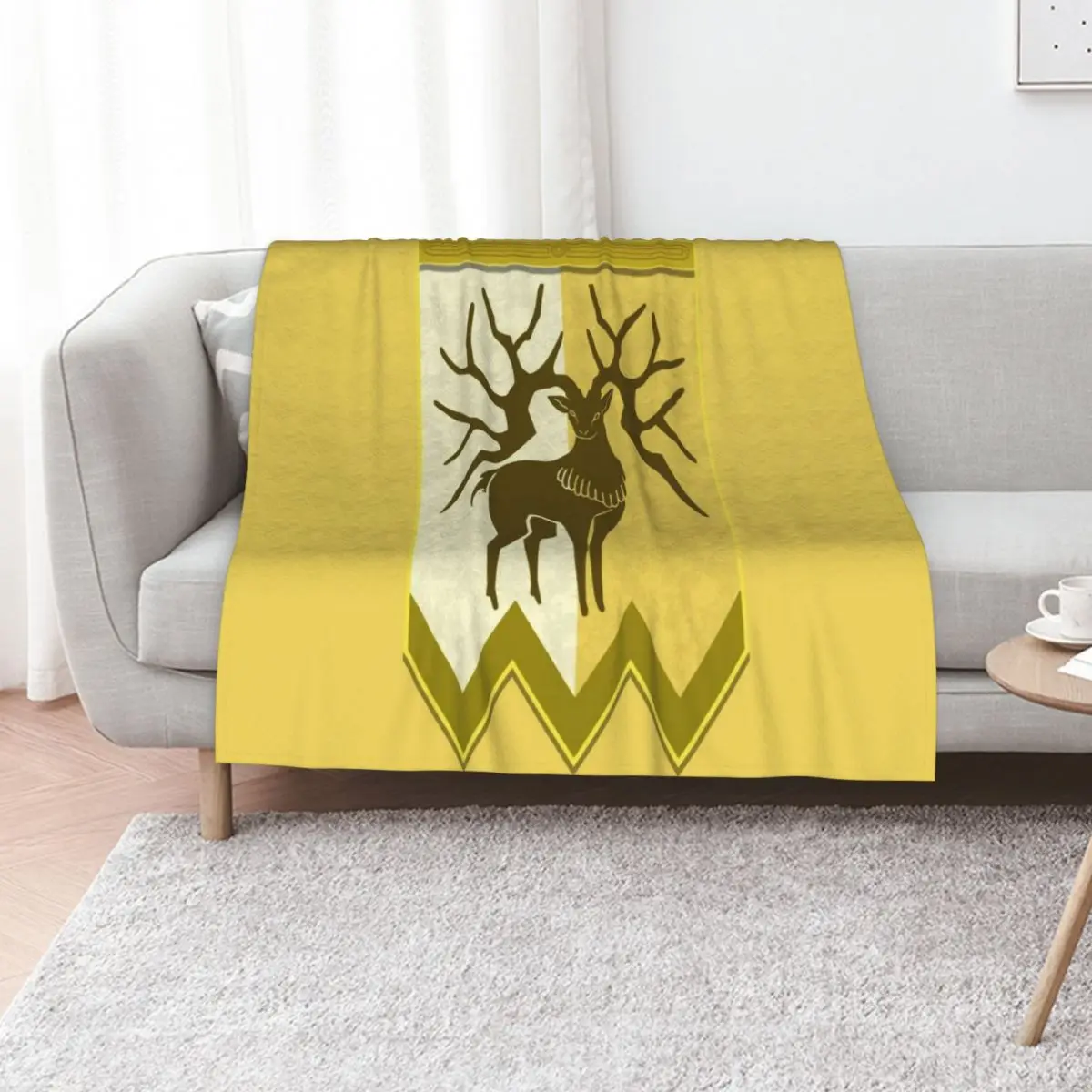 Fire Emblem 3 Houses: Golden Deer Banner Throw Blanket Soft Plush Plaid Sleeping Bag Warm Custom Beach Soft Blankets