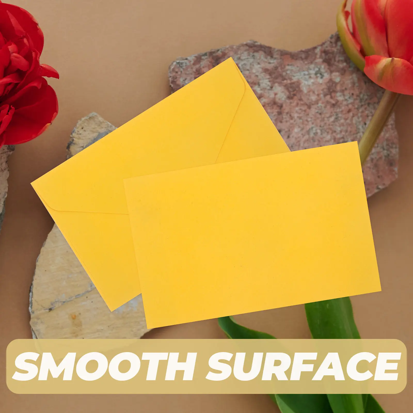 100Pcs Gold Mini Envelopes Blank Invitation Envelopes Wedding Cards Multi-Function Party Supplies Festival Supplies