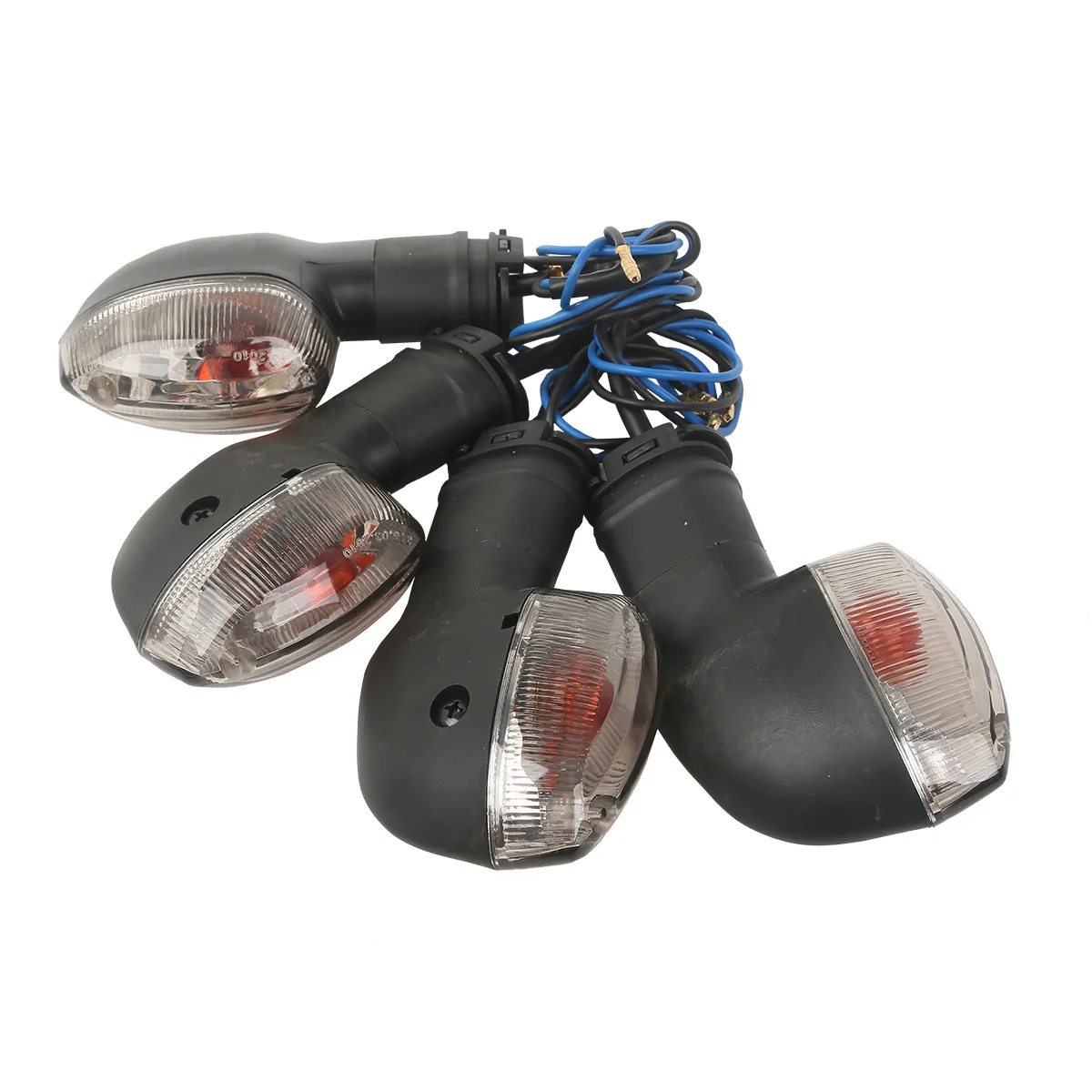 Motorcycle 1Pair/2 Pair Front or Rear Turn Indicator Signal Clear/Orange Lens For YAMAHA YZF R1 R6 FZ1 FZ6 XJ6 ABS plastic
