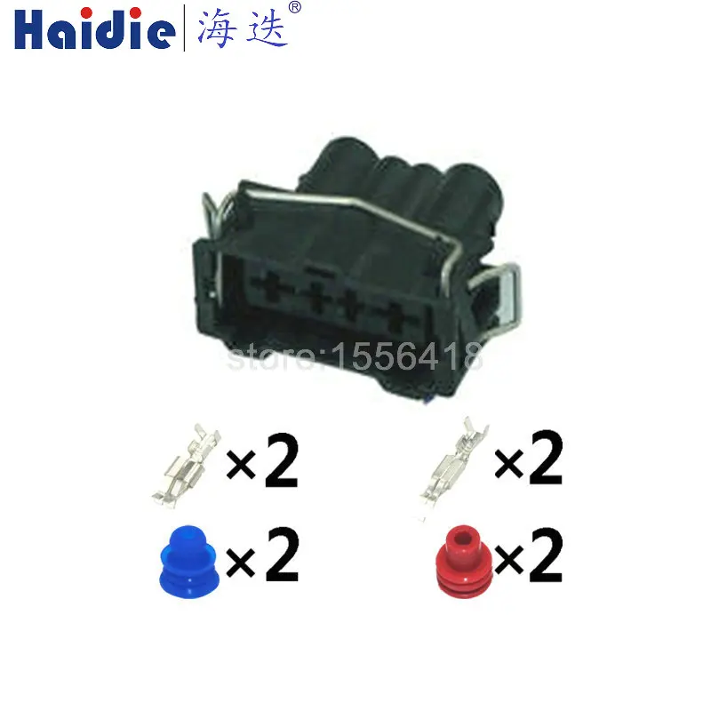 1-20 Sets 4 Pin 357906231 Automotive Composite Connector Plastic Housing Waterproof Electric Wire Socket 357 906 231