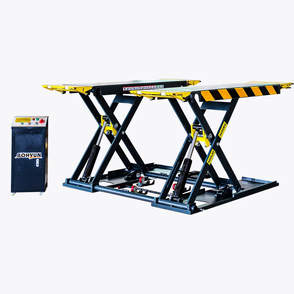 

Automobile mid-position scissor lift