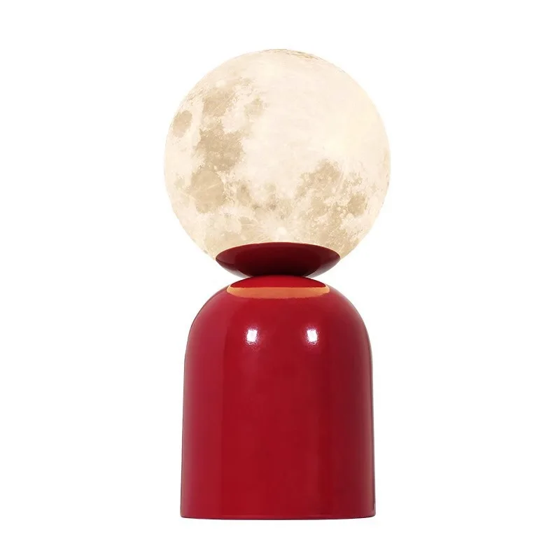 

Wedding table lamp, modern minimalist decorative table lamp, wedding room ornament, red dowry lamp