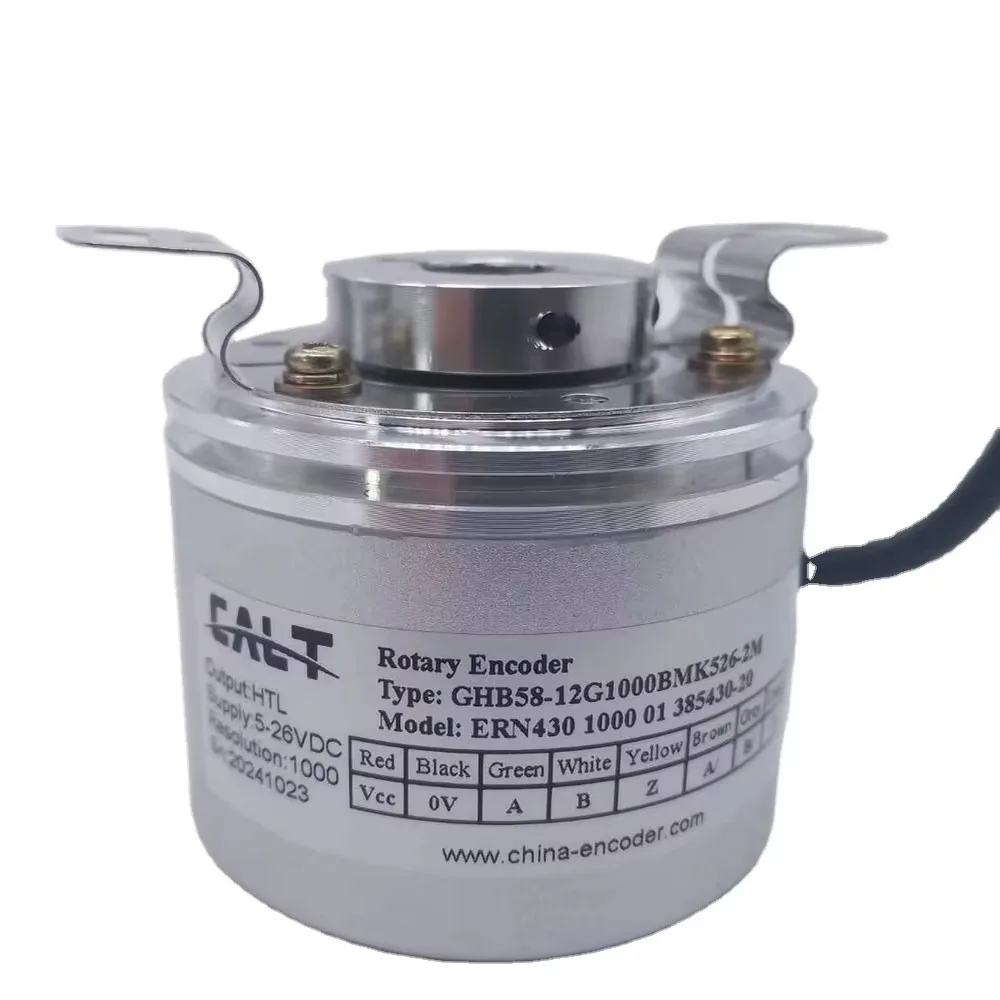 CALT GHH58-12-G1000BMK526-2M Rotary Encoder 1000PPR Replacement for ERN430 385430-20 Industrial CNC Servo Motor Feedback