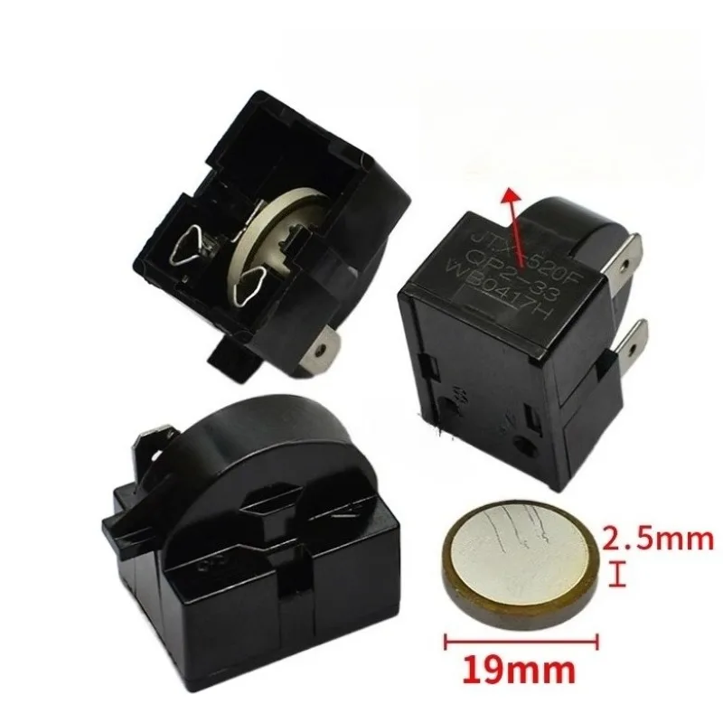 1 piece suitable for refrigerator compressor  starter QP2-12 15 22 33 , Large chip starter overload protector