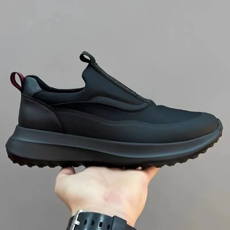 Men's Spring New Korean Edition Casual Running Shoes Lightweight Breathable Thick soled Sports Shoes