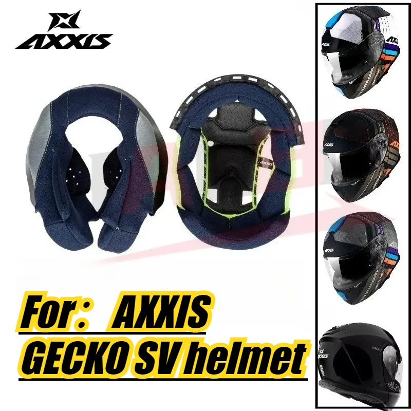 Helmet Liner for AXXIS GECKO SV Helmet Original AXXIS ACCESSORIES S-XXL Size Lining Sponge